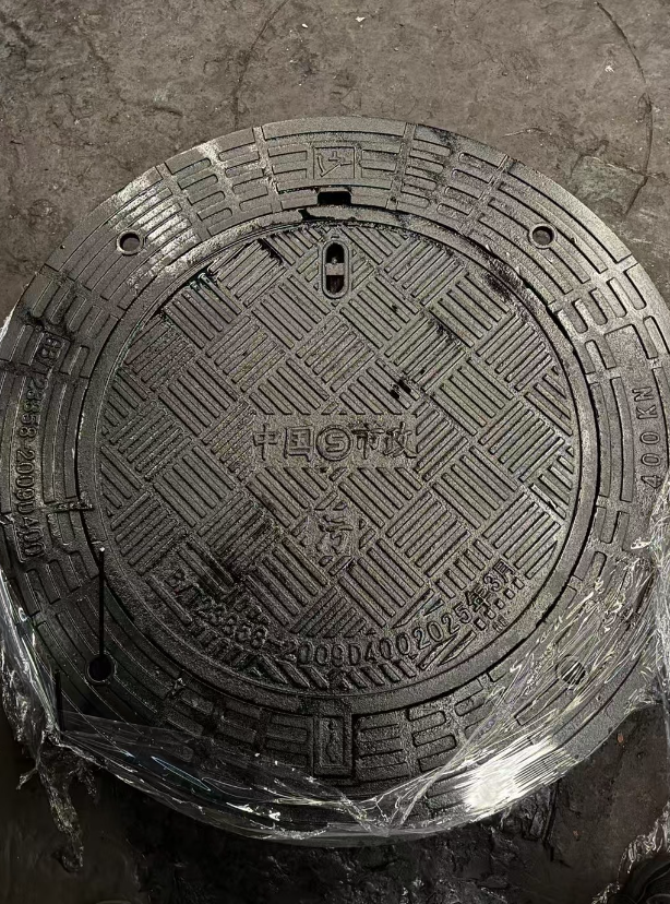 将乐球墨铸铁防沉降井盖展示