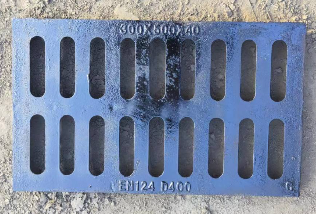 将乐球墨铸铁排水沟盖板展示